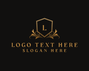 High End - Gold Wreath Wedding Planner logo design