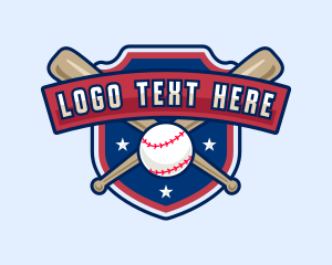 Bats - Baseball Sport League logo design