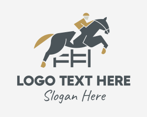 Sports - Equestrian Horse Riding logo design