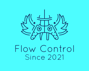 Line Art Controller  logo design