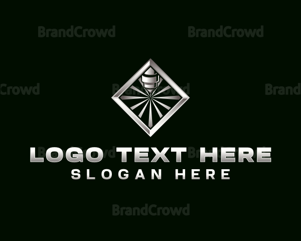 CNC Metal Industrial Cutting Logo