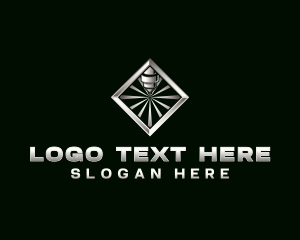 Metalwork - CNC Industrial Cutting logo design