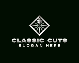 CNC Industrial Cutting logo design