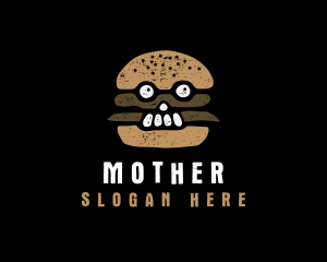 Food - Burger Skull Restaurant logo design