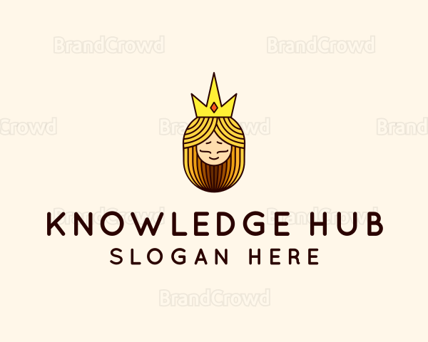 Medieval Queen Head Logo