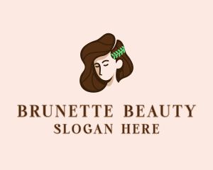 Brunette - Brunette Beauty Goddess logo design