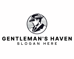 Hat Detective Spy logo design