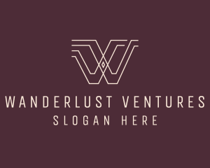 Venture Capital Letter W  logo design