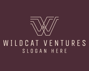 Venture Capital Letter W  logo design