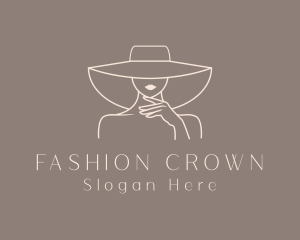 Fashion Lady Hat logo design