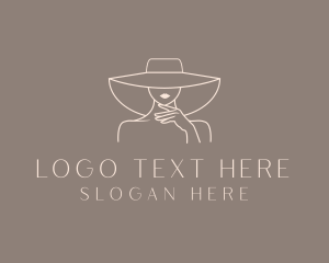 Fashion Lady Hat logo design