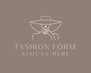 Fashion Lady Hat logo design