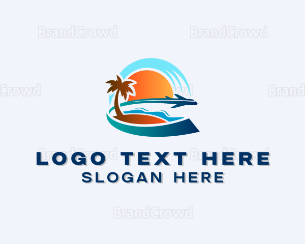 Airplane Travel Agency Logo