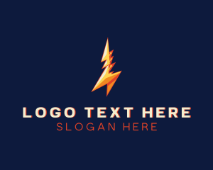 Charge - Electric Bolt Lightning Energy logo design