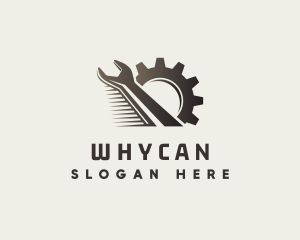 Industrial Wrench Gear Logo