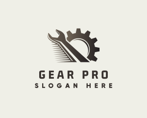 Gear - Industrial Wrench Gear logo design