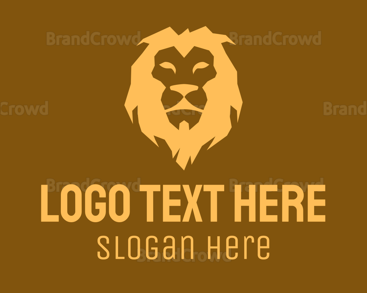 Golden Lion Logo Brandcrowd Logo Maker