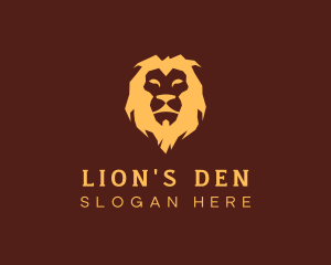 Wild Lion Animal logo design