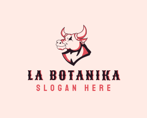 Angry - Wild Bull Steakhouse logo design