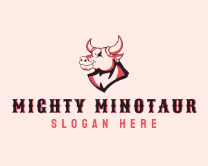 Minotaur - Wild Bull Steakhouse logo design