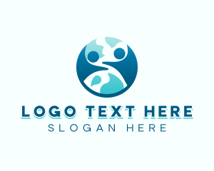 Hug - Human Globe Foundation logo design