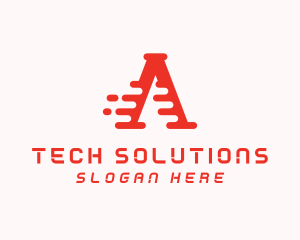 Digital Red A Logo