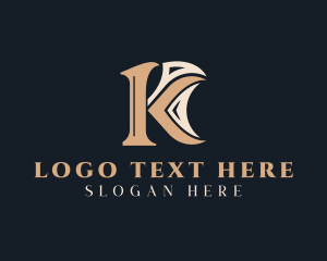 Handmade - Jewelry Boutique Letter K logo design