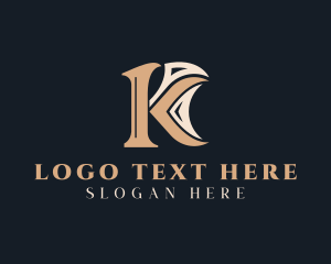 Stylist - Jewelry Boutique Letter K logo design