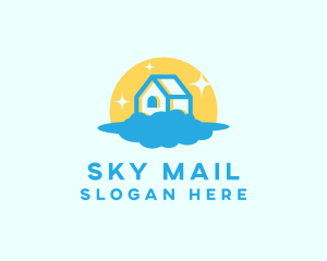 Sunny Cloud House logo design