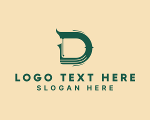 Letter D - Elegant Couture Boutique logo design