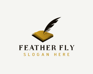 Feather Quill Writing logo design