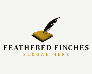 Feather Quill Writing logo design