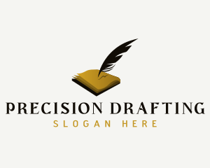 Feather Quill Writing logo design