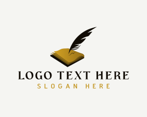 Feather Quill Writing Logo