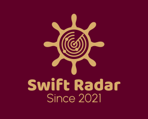 Radar - Radar Ship Helm logo design