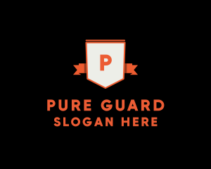 Security Guard Ribbon logo design