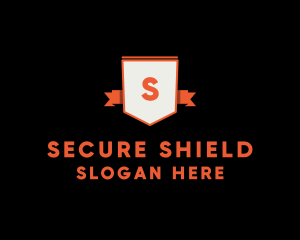 Security Guard Ribbon logo design