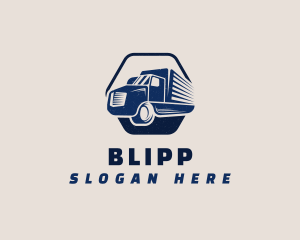 Trailer - Automotive Cargo Truck logo design