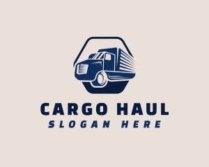 Automotive Cargo Truck logo design