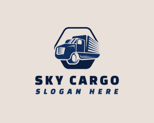 Automotive Cargo Truck logo design