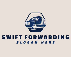 Automotive Cargo Truck logo design