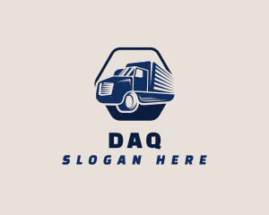 Trailer - Automotive Cargo Truck logo design