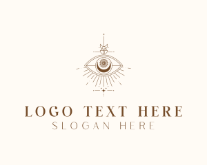 Tarot - Eye Spiritual Boho logo design