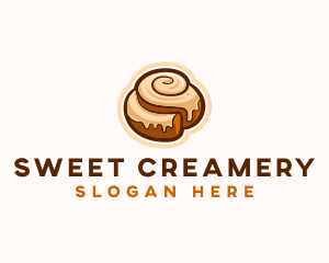 Cinnamon Baking Sweet logo design