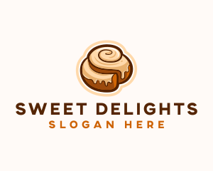 Cinnamon Baking Sweet logo design