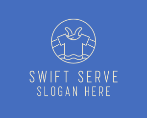 Service - Clothes Laundry Service logo design