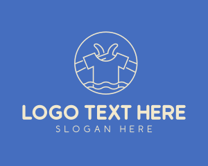 Service - Clothes Laundry Service logo design