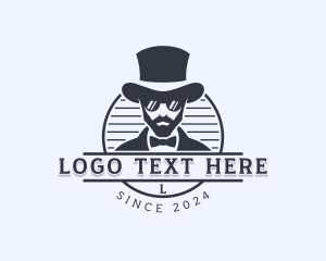 Mustache Man Grooming Logo