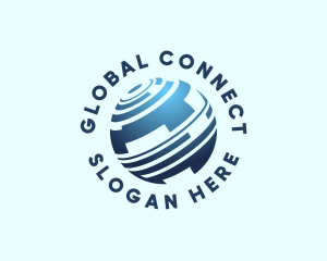 Global - Digital Global Network logo design