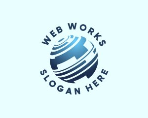 Web - Digital Global Network logo design